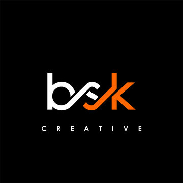 BSK Letter Initial Logo Design Template Vector Illustration