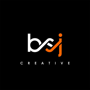 BSJ Letter Initial Logo Design Template Vector Illustration