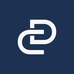 simple logo for font CD or DC vector 
