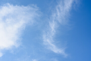 blue sky with clouds