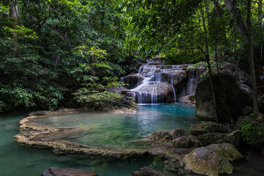 Waterfall in the jungles of Thailand © Gregg