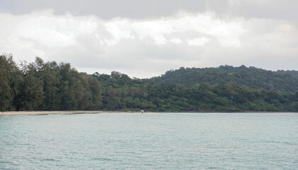 View of the island in the Gulf of Thailand