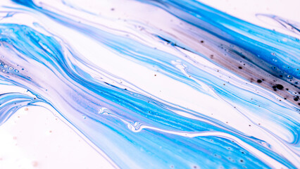 The colors of the aqueous ink are translucent. Abstract multicolored marble texture background