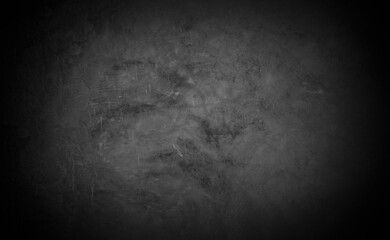 Old wall texture cement dark black gray  background abstract grey color design are light with white gradient background.