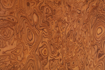 Elm Burl veneer texture in contrast color as part of your elegant home design.