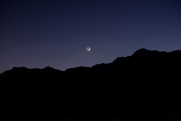 夜の尾根