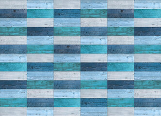 壁紙やフローリングに使える、夏色の木組みパターン