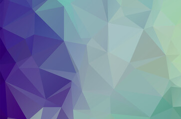 Obraz premium Blue vivid polygonal mosaic background, creative design templates Illustration