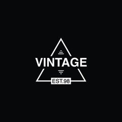 Retro Vintage Insignia  Logotype  Label or Badge Vector design element  business sign template