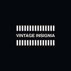 Retro Vintage Insignia  Logotype  Label or Badge Vector design element  business sign template