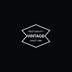 Retro Vintage Insignia  Logotype  Label or Badge Vector design element  business sign template