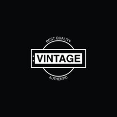 Retro Vintage Insignia, Logotype, Label or Badge Vector design element, business sign template