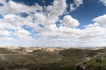 clouds over the mountains