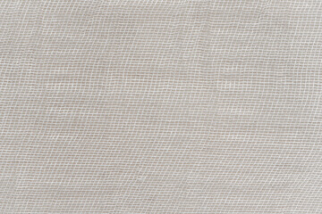Background Texture of white medical bandage. cheesecloth texture