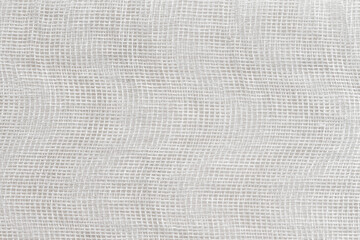 Background Texture of white medical bandage. cheesecloth texture