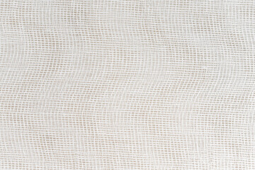 Background Texture of white medical bandage. cheesecloth texture
