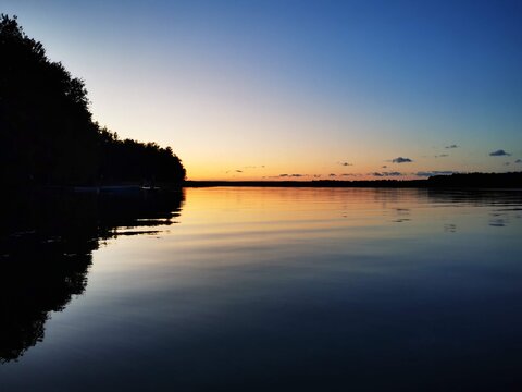 sunset on the lake © Виталий Соколов