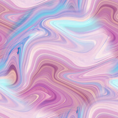 Obraz premium liquid and fluid marble texture, seamless pattern, colourful pastel paint, mix colors, abstract background.