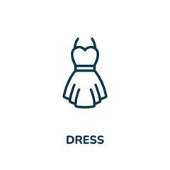 dress icon vector. dress icon vector symbol illustration. Modern simple vector icon for your design. fashion icon vector.