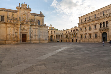 Fototapeta premium Lecce , Apulien, Italien Stadtansichten