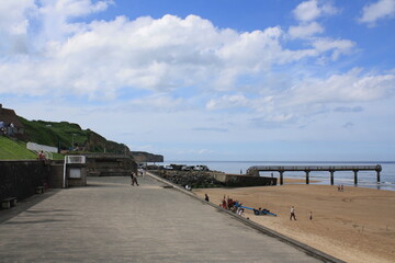 Omaha Beach, una de las playas del desembarco de Normandía. Francia.
