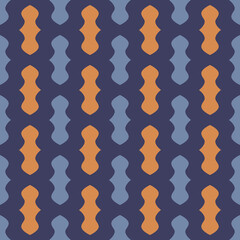 Seamless pattern with geometric ornament.