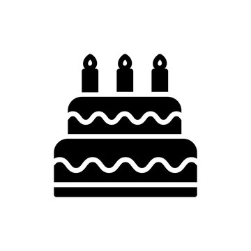 recommend clip art: Christmas Xmas Cake Vector icon in Glyph Style. a cake to celebrate Christmas, weddings or birthdays. Vector illustration icon that can be used for apps, websites, or part of a logo