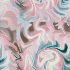Abstract artwork waves. Spiral tie dye pattern. All over textile print.