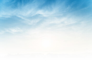 4K Sky Time lapse, Beautiful background, Sky Timelapse of skyscrapers, Blue sky with clouds and sun, Clouds At Sunrise.