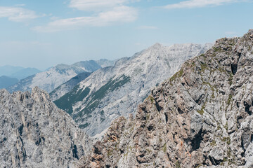 Nordkette mountains in Innsbruck during summer