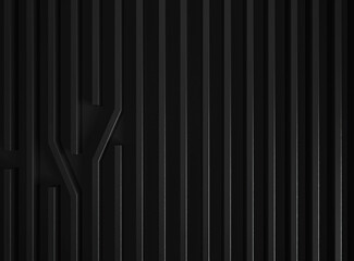 Fototapeta premium Abstract futuristic black line background. 3d Rendering.