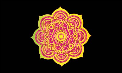 Oriental mandala. Vintage decorative elements. illustration. It is super brilliant illustration.