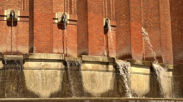 Hamburg Planetarium im Stadtpark - Springbrunnen