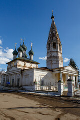 Ancient orthodox church of the Epiphany (St. Nicholas) built in 1710-1725. Traditional Russian...