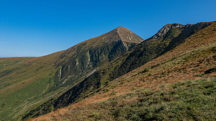 landscape in the Ukrainian mountains. Hoverla.