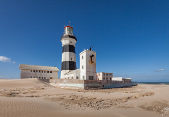Cape recife Lighthouse is one of the most important navigation marks on the Indian Ocean coast of South Africa, entrance to Port Elizabeth