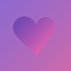 Fototapeta na wymiar pink valentine heart