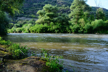 Fototapeta premium Beautiful landscape with Debed river, Armenia