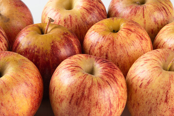 Fototapeta na wymiar Detail of apple fruit close up