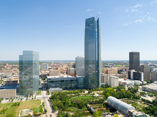 OKC Skyline From Above