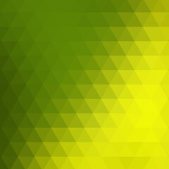 Abstract green vector design light template background. Triangles mosaic