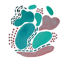 Abstract watercolor background illustration element 