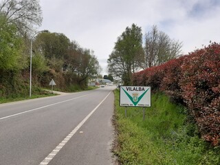 Indicador de situación de Vilalba, Galicia