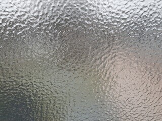 Vereiste Fensterscheibe