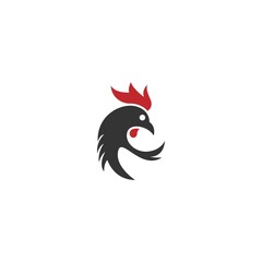 Rooster Logo Icon Design Template vector