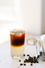 Ice Americano Black Coffee Nutrual lighting
