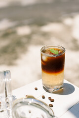 Ice Americano Black Coffee Nutrual lighting