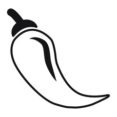 chili pepper icons. chili pepper symbol vector elements for infographic web.