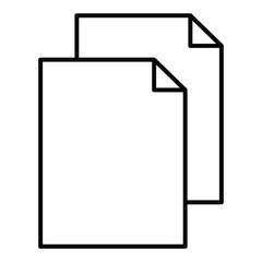 Documents icons. Documents symbol vector elements for infographic web.