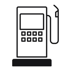 gas station icons. gas station symbol vector elements for infographic web.